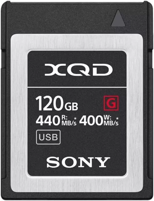 Sony QDG120F-R XQD-Speicherkarte (120 GB, G Serie), 120GB