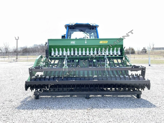 8'-6" ACMA 250P Rotary Tiller, Seeder XW Packer Roller: Efficient 1-Pass Results