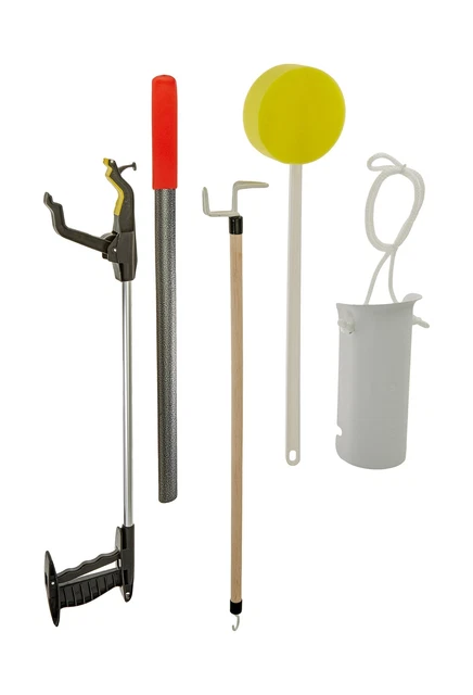 Kit de recuperación de cadera Sammons Preston III, kit de recuperación de reemplazo total de cadera para evitar doblarse...