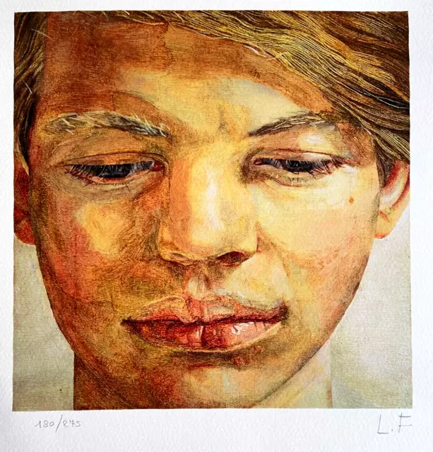 Lucian Freud Litografía 1986 (Francis Bacon Marcel Duchamp Basquiat Arp )