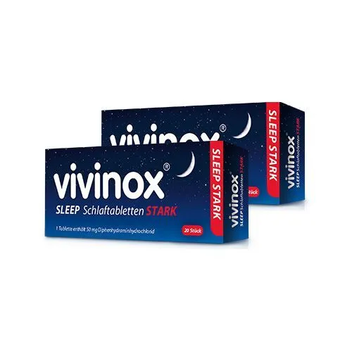 VIVINOX Sleep Schlaftabletten stark Doppelpackung (2x 20St) A0000283