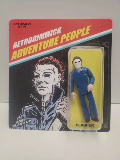 Custom made 3 3/4 Michael Myers Slasher Vintage Style Action Figure