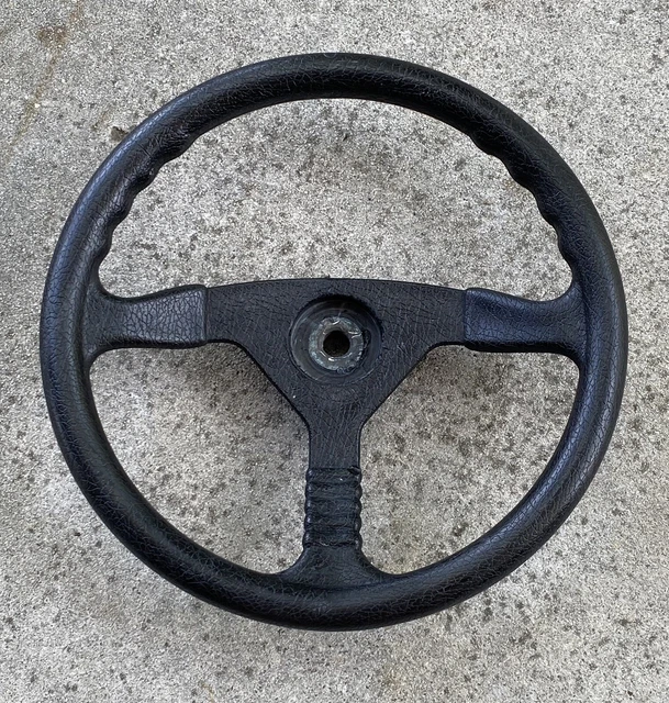 Teleflex Marine Boat Steering Wheel Black Plastic 13.5" 3 Spoke 3/4" Shaft