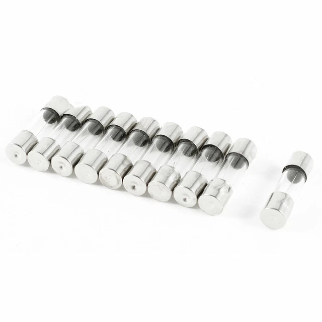 10 Pcs Rapide Tube verre Type fusibles 5x20mm 250V 4A