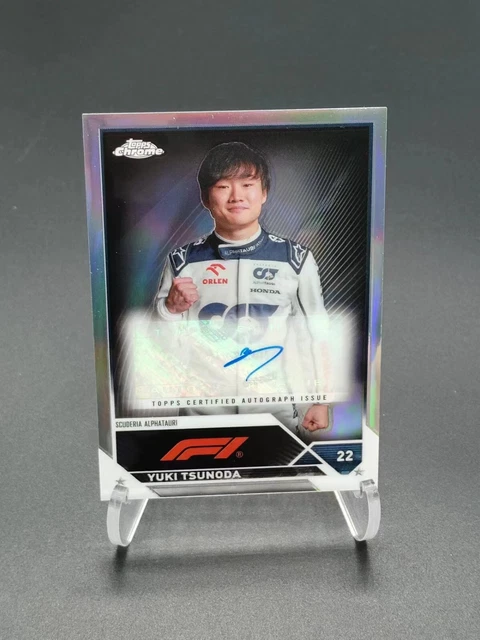 topps chrome formura1 角田裕毅 リフラクター含むセット 角田裕毅
