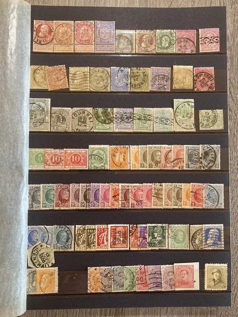 Album timbres BELGIQUE BELGIË 1900 Ancien et neuf recent + 600 voir 700 RARE