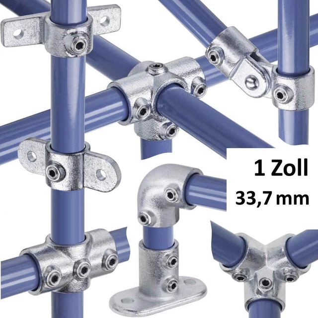 Adattatore Per Tubo Aspirazione Industriale 40mm Interno 48mm Esterno – Connettore ABS 2 Pezzi Per Aspirapolvere E Utensili
