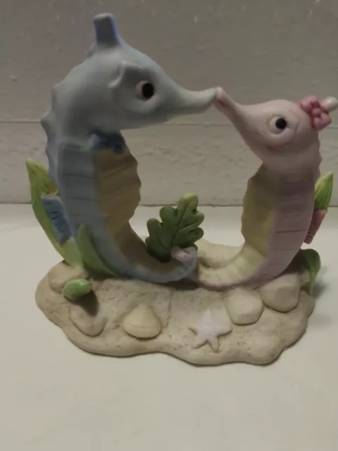 Sea Horse Hugs & Kisses by Roman, Little horses under the sea find time to kiss