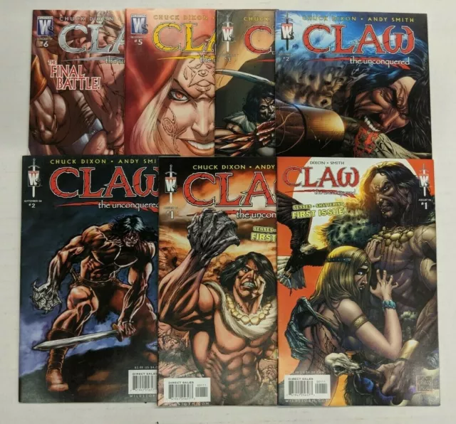 Claw the Unconquered Wildstorm 7 Issue Set #1 2 3 5 6 w/ Variants High Grade VF+