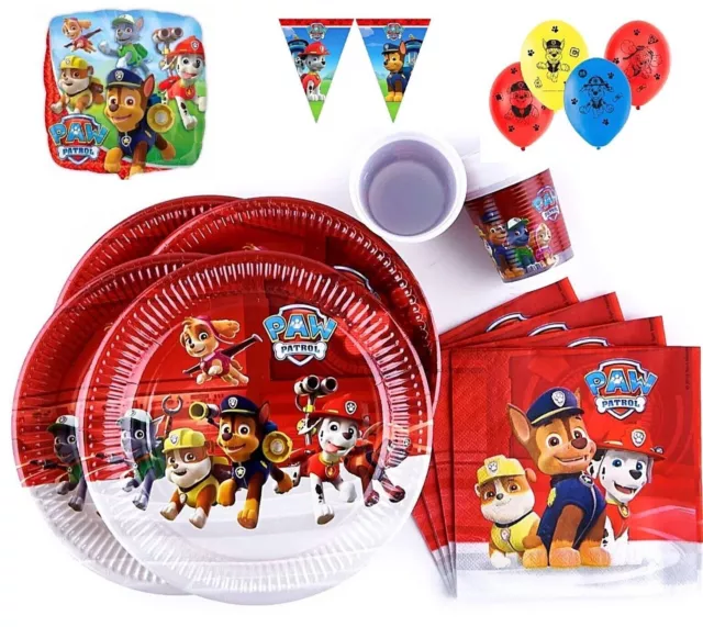 Paw Patrol Birthday Decoration Tableware Paw Patrol Party Supplies Paw Patrol