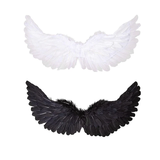 Aile d'ange en plumes, accessoires de déguisement pour adultes, accessoires de