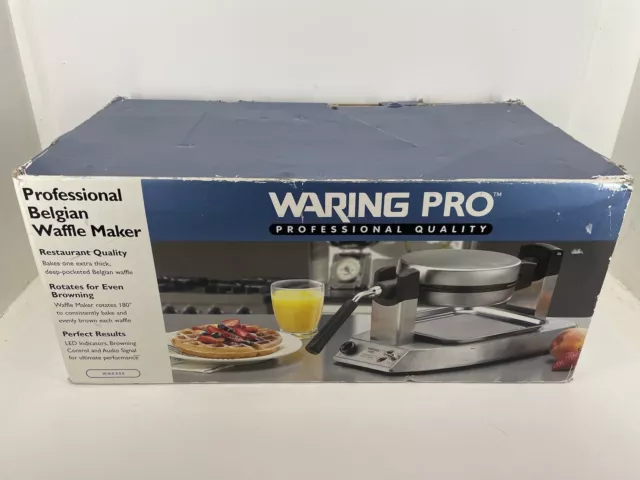 Waring Pro Professional #WMK300 Thick Belgian Waffle Maker Restaurant Style Nice