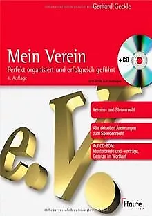 Mein Verein. Mit CD-ROM für Windows ab 98 by Geckle, ... | Book | condition good