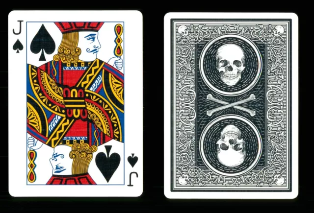 1 X PLAYING card by Superior Brand Skull & Bones - Queen of
