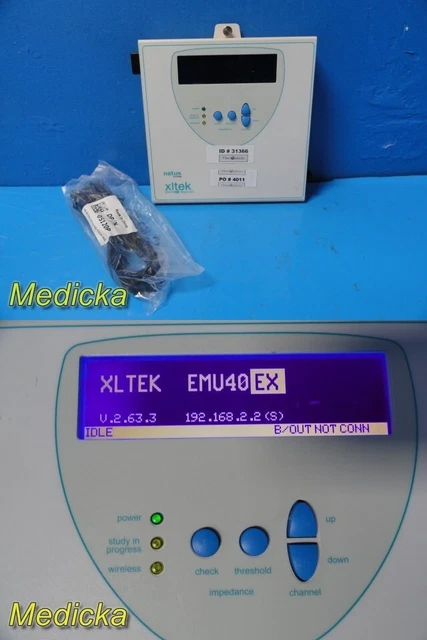2017 Natus Xltek EMU40EX Ref 006550 Base Unit W/ Device Mount ~ 31366