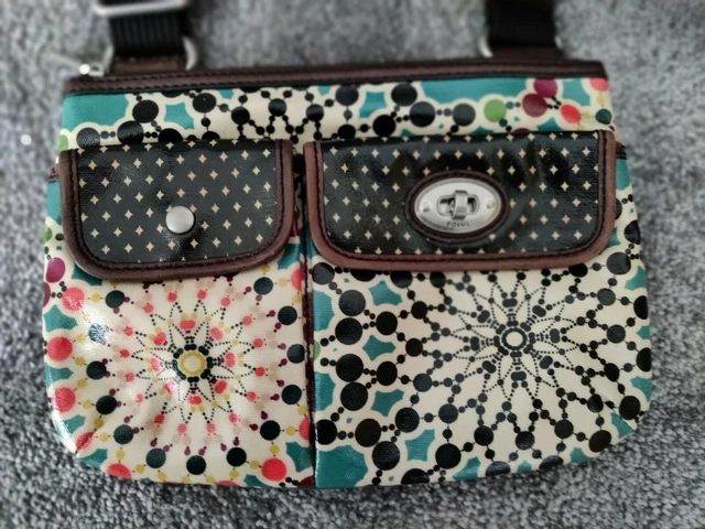 Fossil oilcloth online bag