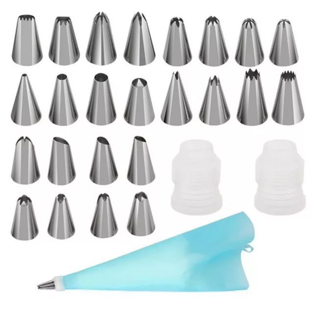 24 Pieces Icing Piping Nozzle Tool Set Box – Cake Cupcake Sugarcraft Decorating 2