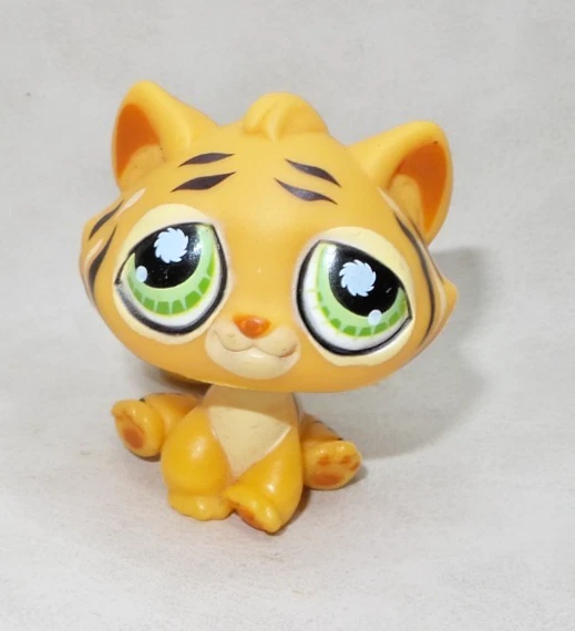 Figurine Littlest Pet Shop LPS #1487 Tigre Original Hasbro, Authentique, Occasion