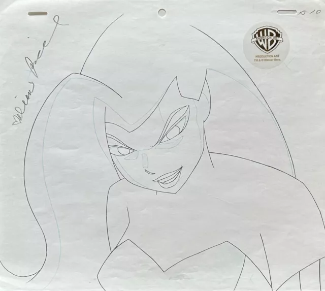 DIANE PERSHING Original Production Drawing A10 SIGNED Poison Ivy BTAS CC OPD