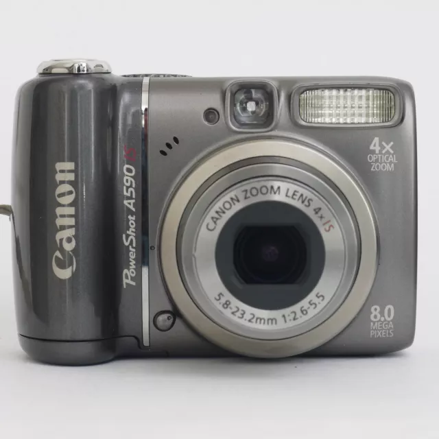 Canon PowerShot A590 IS 8.0MP Digital Camera - Gray