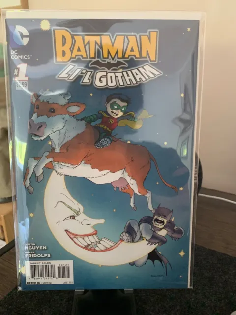 Batman Li'l Gotham #1 Variant Cover Batcow DC Comics