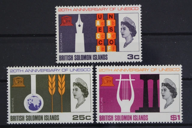 Salomoninseln, MiNr. 158-160, postfrisch / MNH - 633570