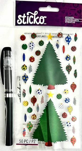 Decorate a Christmas Tree - Scrapbooking Card Stickers (NEW) Sticko
