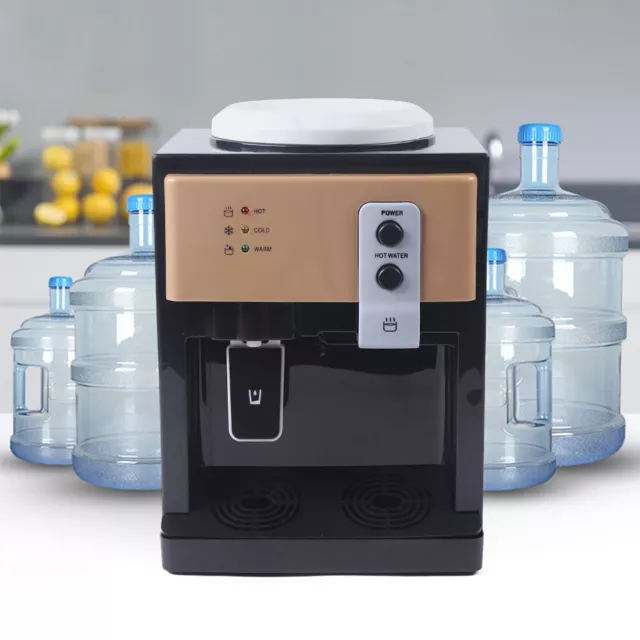 TOP LOADING COUNTERTOP Water Cooler Dispenser 5 Gallon Hot Cold Water