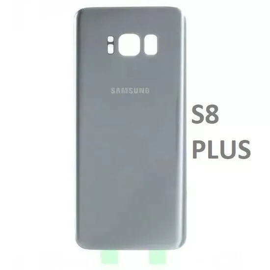 Vitre Arriere Cache Batterie Samsung Galaxy S8 Plus S8+ Adhesif Et Logo