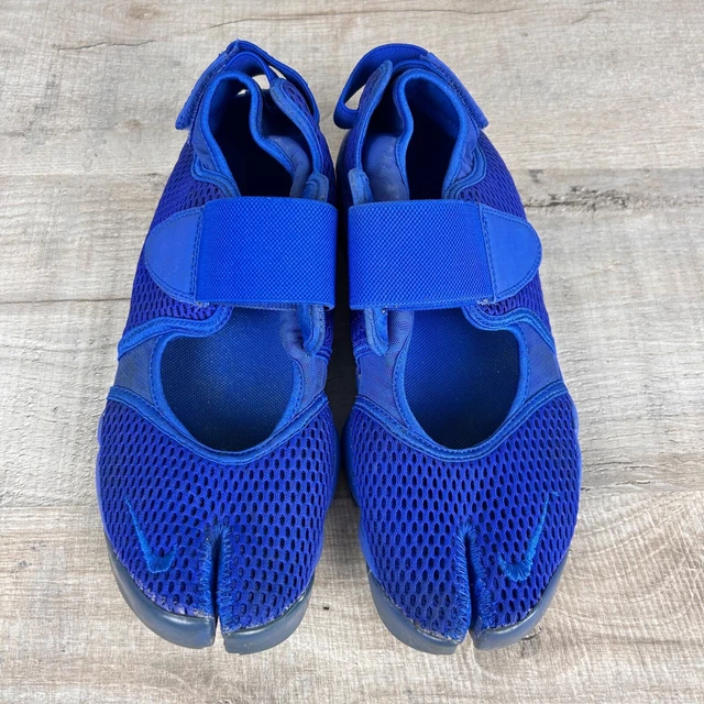 Nike Are Riffs NIKE AIR RIFT Split Toe Breathe Racer Blue Trainers Mens Size UK 8 / EU ...