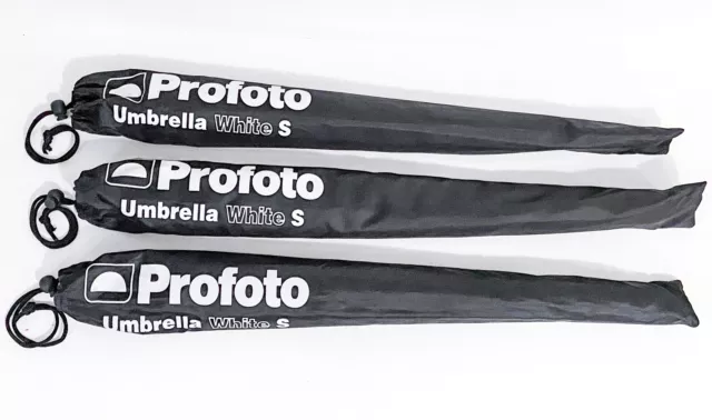 Profoto Photography Studio Umbrellas White 33" Set of 3 - BRAND NEW, with cases