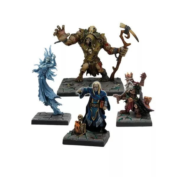 Dungeon Saga Dwarf Kings Quest Bosses: Mortibris, Hoggar Zombie Troll MANTIC NEW