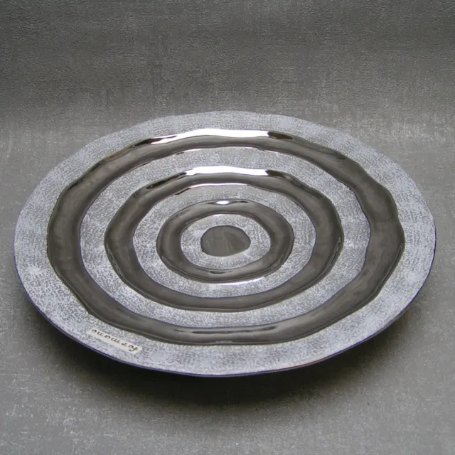 Formano Schale Teller Stone silber grau Tisch