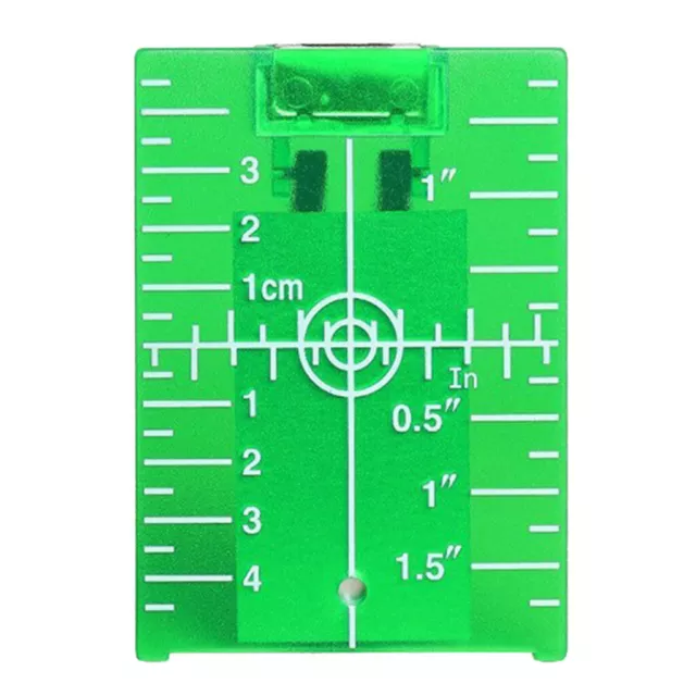 Magnetic Floor Laser Target Plate Card with Stand for Beam Application Green