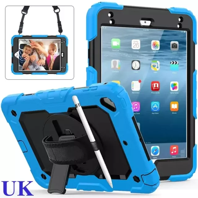 Shockproof Case w/ Pencil hold & Strap For 8.3" iPad Mini 6 6th Generation 2021