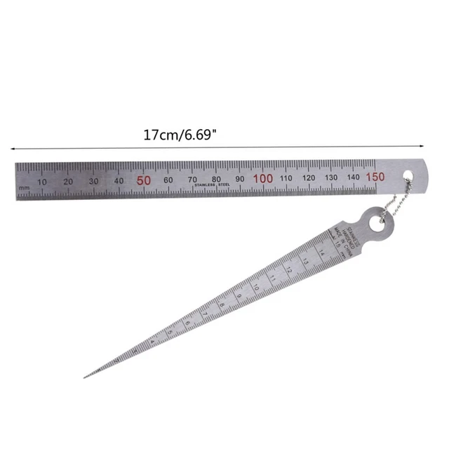 High Quality Railway Construction Taper Gauge Gap Ruler Stainless Steel