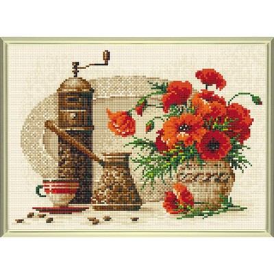 Freestyle RIOLIS  1588  Belle fleur  Broderie  Freestyle 