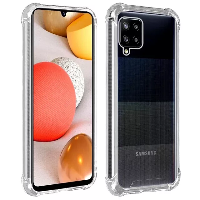 Cover Per Samsung Galaxy M33 5G Custodia Trasparente Con Bordi Antiurto + Vetro