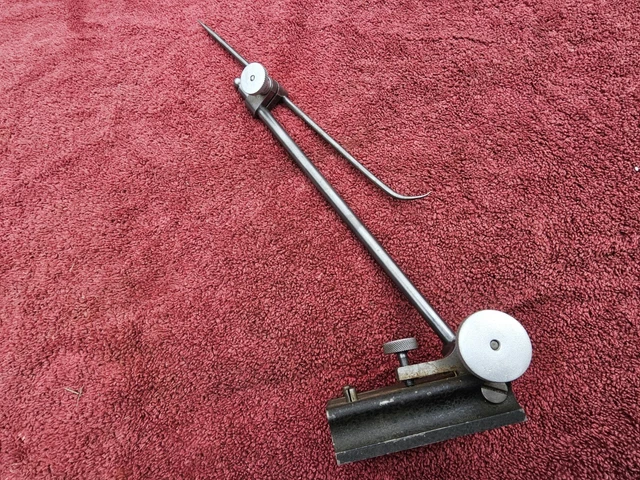 Vintage Brown & Sharpe No.621 Hardened Steel Surface Gage With 9-1/2" Spindle