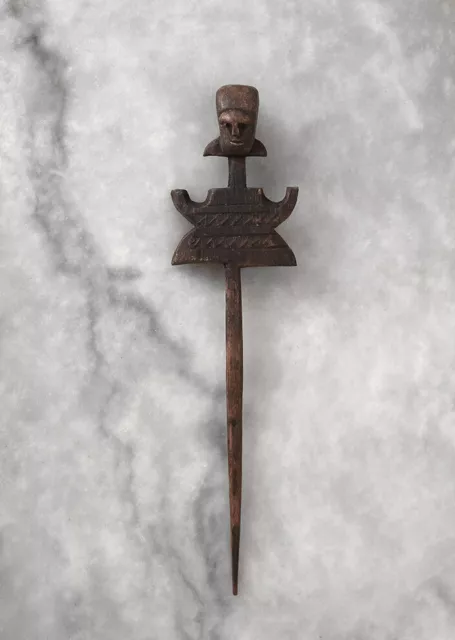 Old Zaramo marriage stick, Tanzania, East Africa