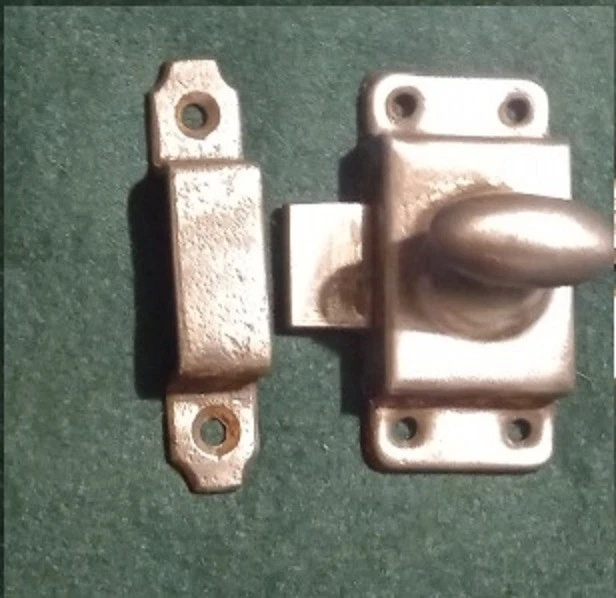 Targette Et Charnières En Laiton Vintage - Pour Porte, Coffre, Boîte - Finition Noir