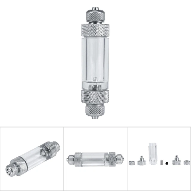 Aquarium Water Plant CO2 Non Ritorno Bubble Counter Fish Tank Tool (Double H DB3