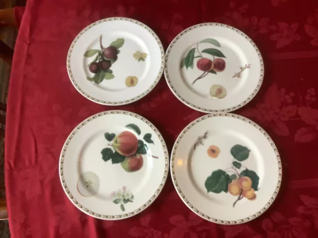 Hookers Fruit Salad/ Dessert Plates Set by Rosina-Queens (Bone Not Made In UK)