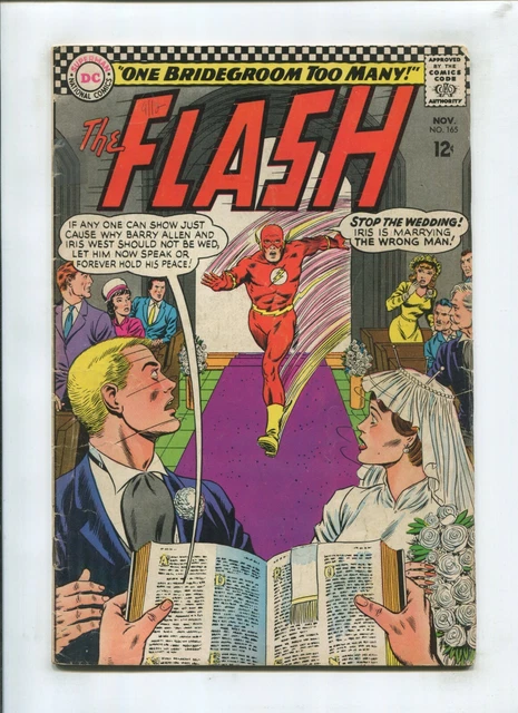 Flash #165 (5.0) One Bridegroom Too Many 1966