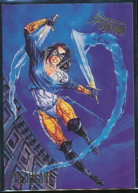 1995 Fleer Ultra Spider-Man Premiere Trading Card #17 Coldheart