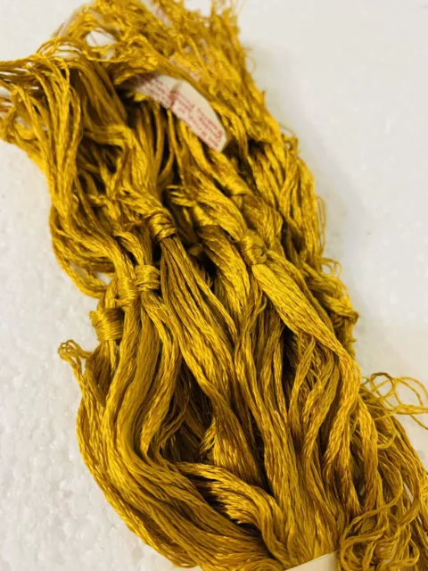 Antique FILO FLOSS Embroidery Yellow Shade ONE SINGLE SKEIN