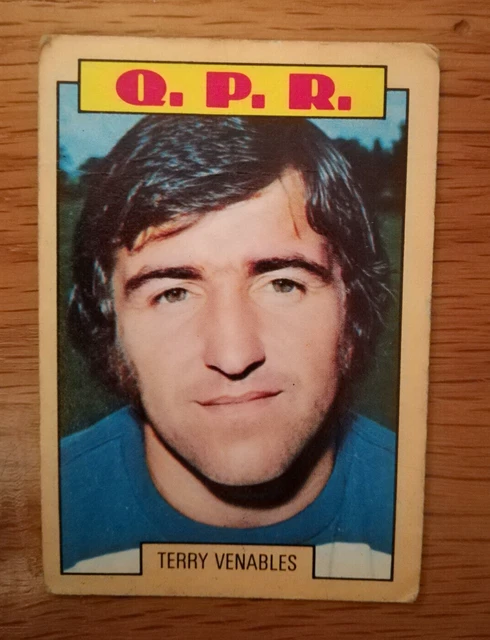 A&BC Blue Backs 72/73 Football Card #121 Terry Venables - Q.P.R.
