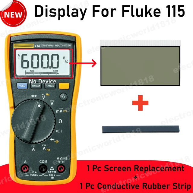 Per Fluke 115 tecnico di campo multimetro digitale display LCD parti NUOVO