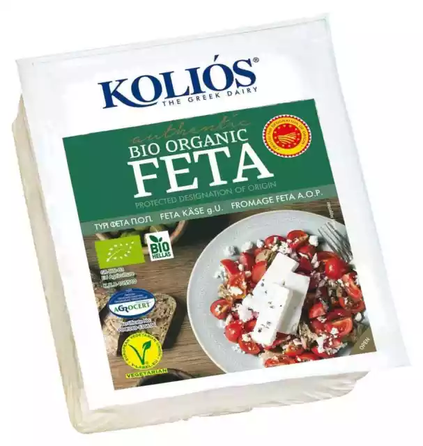 Feta cheese PDO BIO (Protected Designation of Origin) 150 g