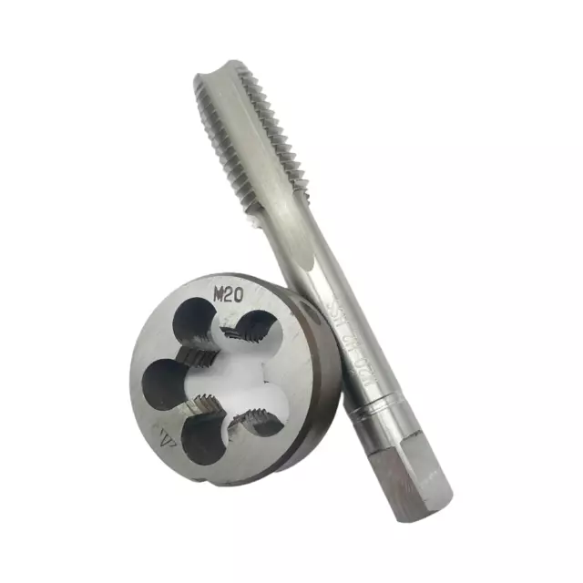 M20 x 2.5mm Tap & M20 x 2.5mm Die Metric Thread Right Hand HSS FREE FAST SHIP